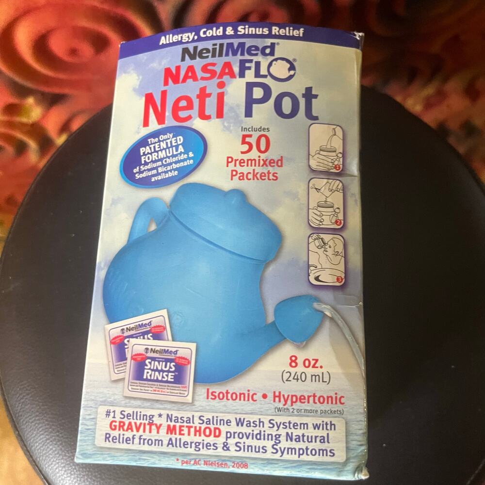 Neilmed Nasaflo Neti Pot Nasal Wash 50 Packets